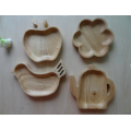 Varios Formas de Madera Natural Serving Tray Plate